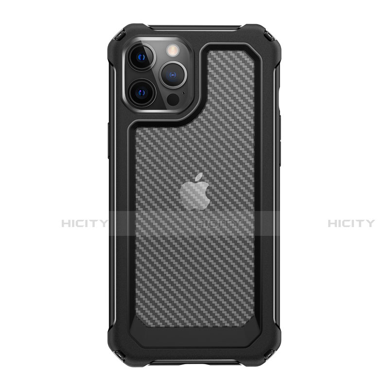 Apple iPhone 12 Pro用ハイブリットバンパーケース プラスチック 兼シリコーン カバー 前面と背面 360度 フル R02 アップル 