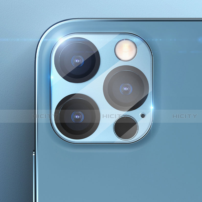 Apple iPhone 12 Pro用強化ガラス カメラプロテクター カメラレンズ 保護ガラスフイルム C02 アップル クリア