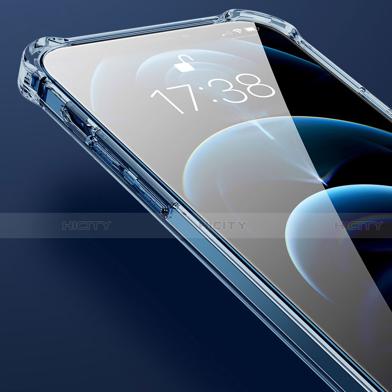 Apple iPhone 12 Pro Max用極薄ソフトケース シリコンケース 耐衝撃 全面保護 クリア透明 カバー Mag-Safe 磁気 Magnetic アップル クリア