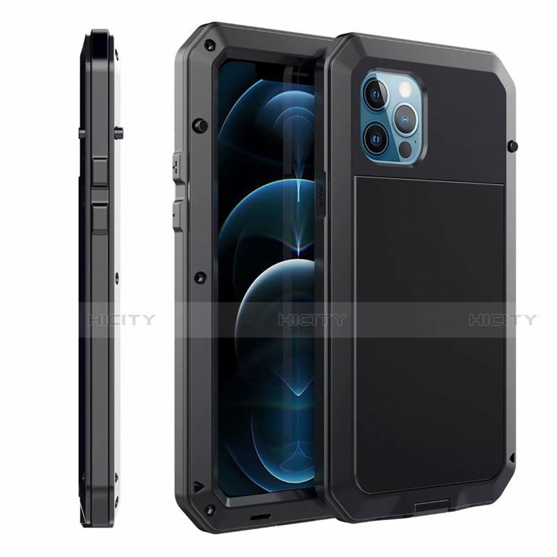 Apple iPhone 12 Pro Max用ケース 高級感 手触り良い アルミメタル 製の金属製 カバー N01 アップル 