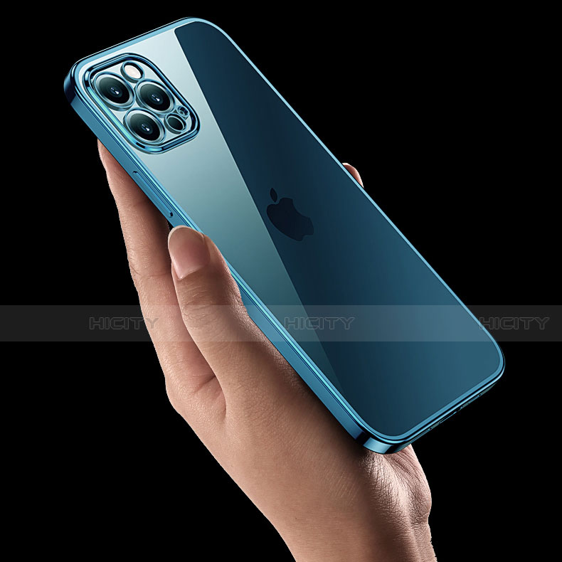 Apple iPhone 12 Pro Max用極薄ソフトケース シリコンケース 耐衝撃 全面保護 クリア透明 N01 アップル 
