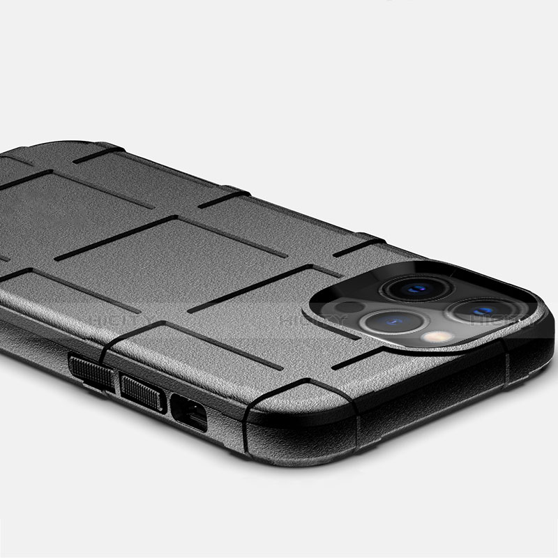 Apple iPhone 12 Pro Max用360度 フルカバー極薄ソフトケース シリコンケース 耐衝撃 全面保護 バンパー S01 アップル 