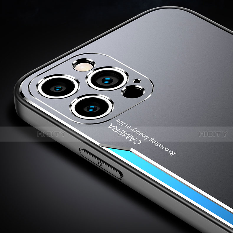 Apple iPhone 12 Pro Max用ケース 高級感 手触り良い アルミメタル 製の金属製 カバー T01 アップル 
