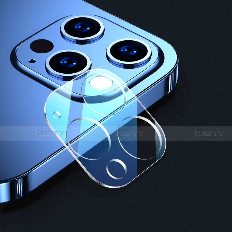 Apple iPhone 12 Pro Max用強化ガラス カメラプロテクター カメラレンズ 保護ガラスフイルム C01 アップル クリア