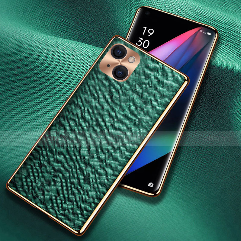 Apple iPhone 13用ケース 高級感 手触り良いレザー柄 A06 アップル 