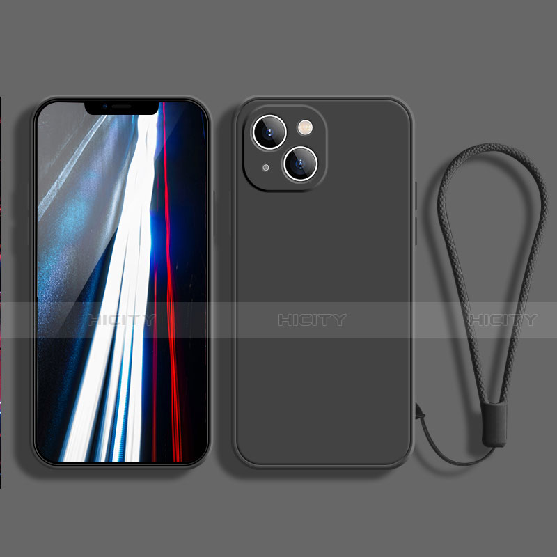 Apple iPhone 13用360度 フルカバー極薄ソフトケース シリコンケース 耐衝撃 全面保護 バンパー G02 アップル 