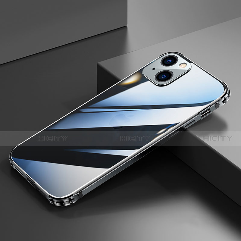 Apple iPhone 13用ケース 高級感 手触り良い アルミメタル 製の金属製 バンパー カバー A06 アップル 