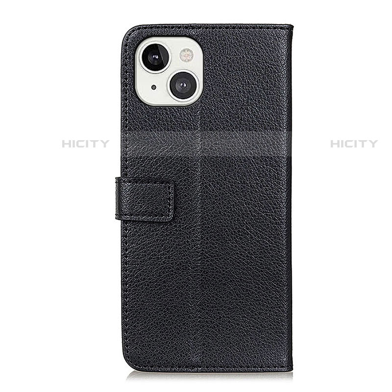 Apple iPhone 13用手帳型 レザーケース スタンド カバー T01 アップル