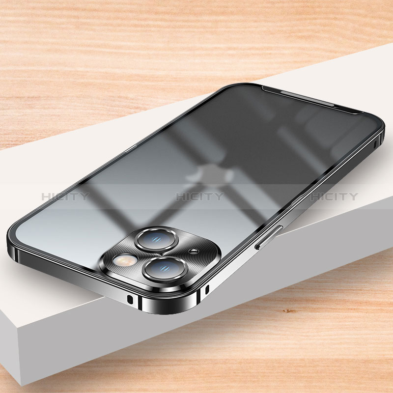 Apple iPhone 13用ケース 高級感 手触り良い メタル兼プラスチック バンパー LK2 アップル 