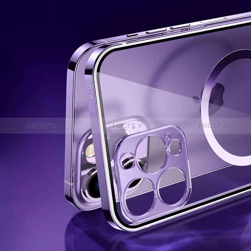 Apple iPhone 13用ケース 高級感 手触り良い メタル兼プラスチック バンパー Mag-Safe 磁気 Magnetic JB1 アップル 