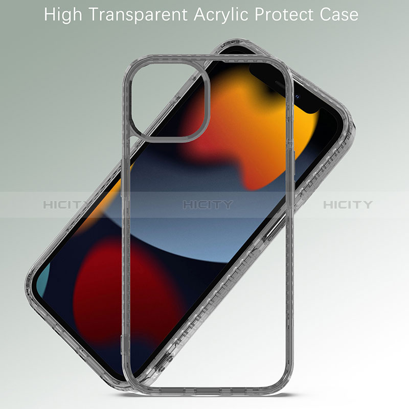 Apple iPhone 13用極薄ソフトケース シリコンケース 耐衝撃 全面保護 透明 YJ2 アップル 