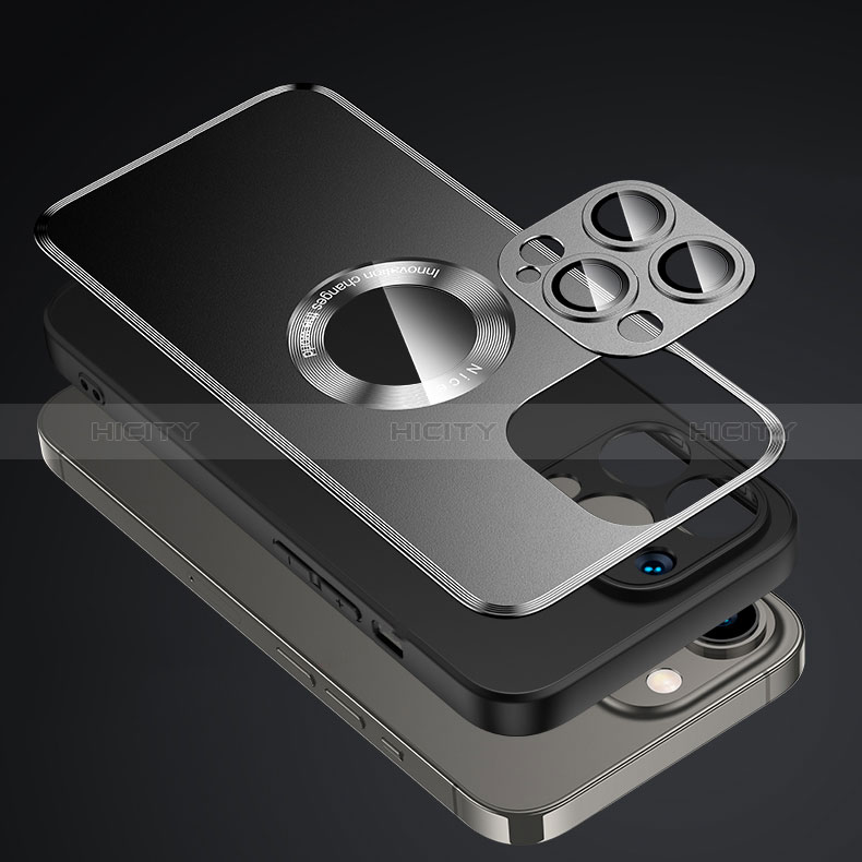 Apple iPhone 13用ケース 高級感 手触り良い アルミメタル 製の金属製 兼シリコン カバー Mag-Safe 磁気 Magnetic JL2 アップル 