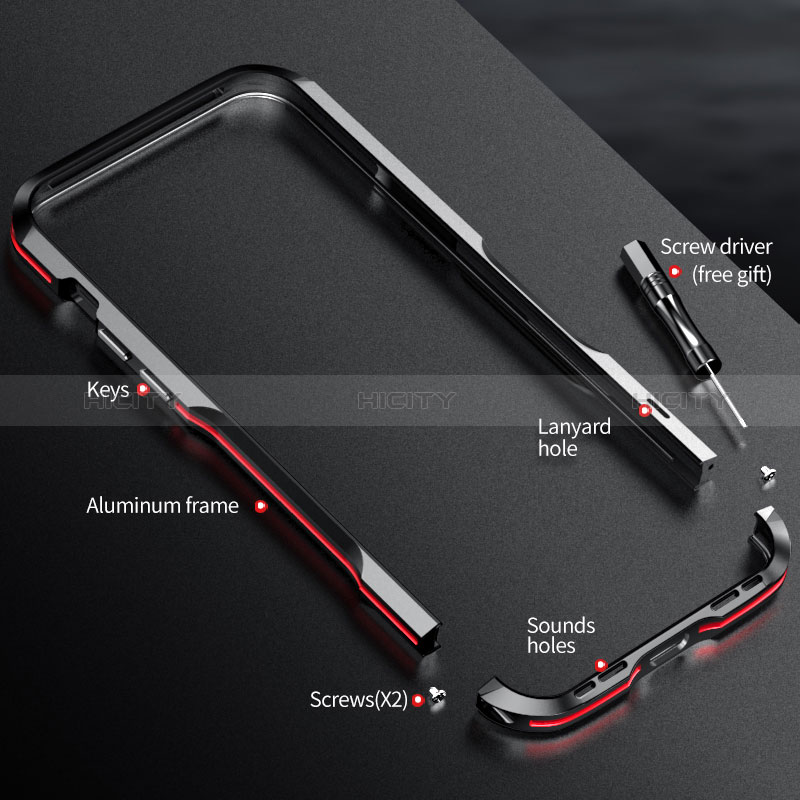 Apple iPhone 13用ケース 高級感 手触り良い アルミメタル 製の金属製 バンパー カバー LF3 アップル 