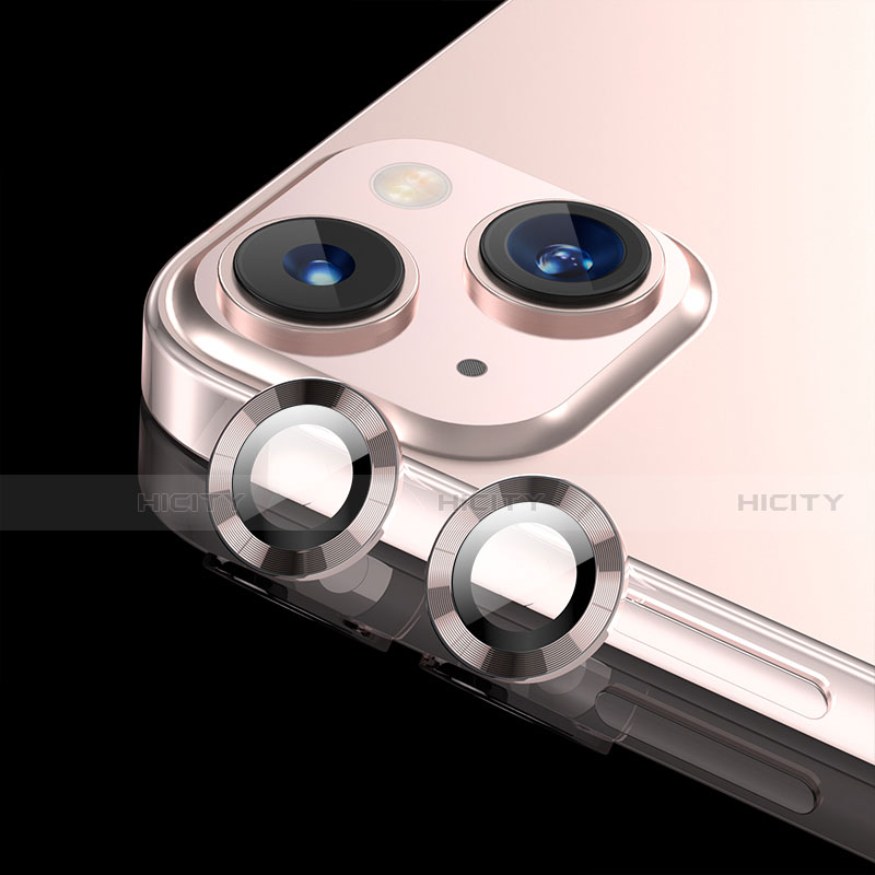 Apple iPhone 13用強化ガラス カメラプロテクター カメラレンズ 保護ガラスフイルム C08 アップル ゴールド