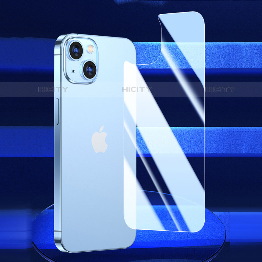 Apple iPhone 13用強化ガラス 背面保護フィルム B05 アップル クリア