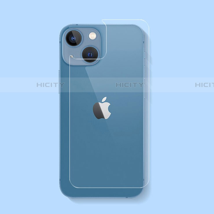 Apple iPhone 13用強化ガラス 背面保護フィルム B01 アップル クリア