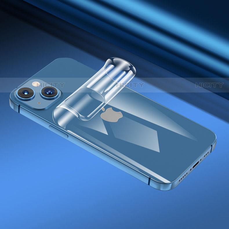 Apple iPhone 13用高光沢 液晶保護フィルム 背面保護フィルム同梱 F01 アップル クリア