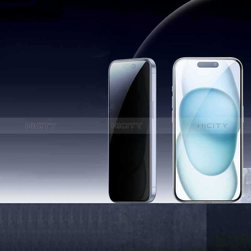 Apple iPhone 13用反スパイ 強化ガラス 液晶保護フィルム S01 アップル クリア
