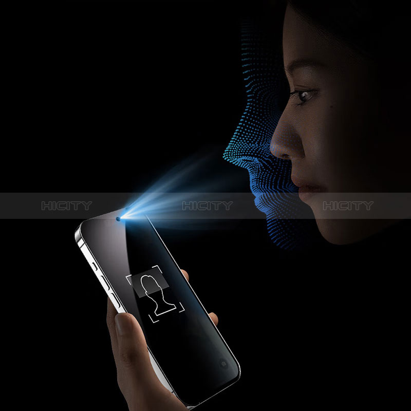 Apple iPhone 13用反スパイ 強化ガラス 液晶保護フィルム S04 アップル クリア
