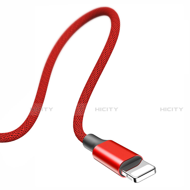 Apple iPhone 13 Mini用USBケーブル 充電ケーブル D03 アップル レッド