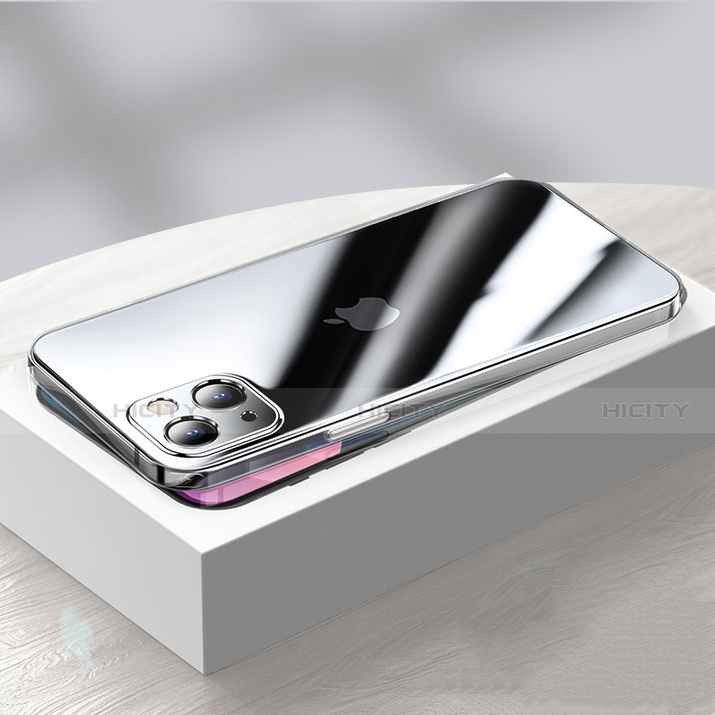 Apple iPhone 13 Mini用極薄ソフトケース シリコンケース 耐衝撃 全面保護 クリア透明 A05 アップル クリア