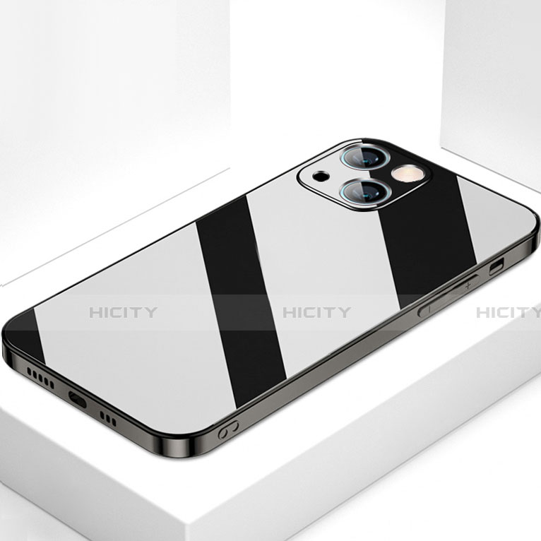 Apple iPhone 13 Mini用ハイブリットバンパーケース プラスチック 鏡面 カバー M09 アップル 