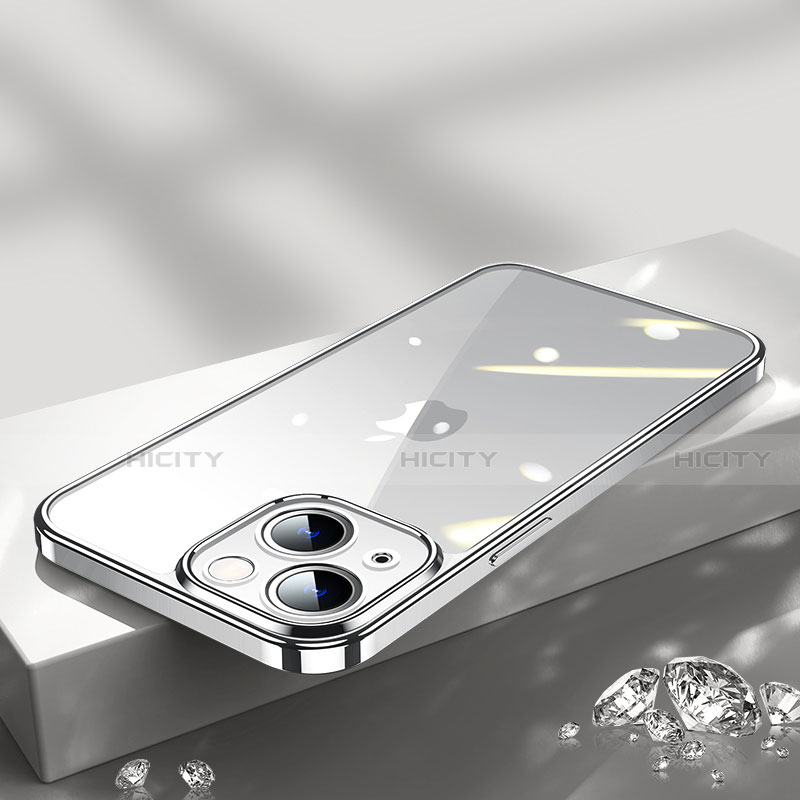 Apple iPhone 13 Mini用極薄ソフトケース シリコンケース 耐衝撃 全面保護 クリア透明 H02 アップル 