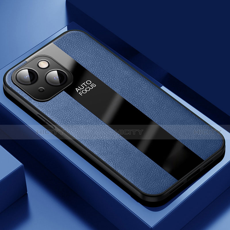 Apple iPhone 13 Mini用シリコンケース ソフトタッチラバー レザー柄 カバー S04 アップル