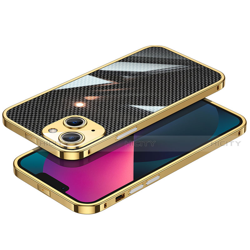 Apple iPhone 13 Mini用ケース 高級感 手触り良い アルミメタル 製の金属製 バンパー カバー A02 アップル 