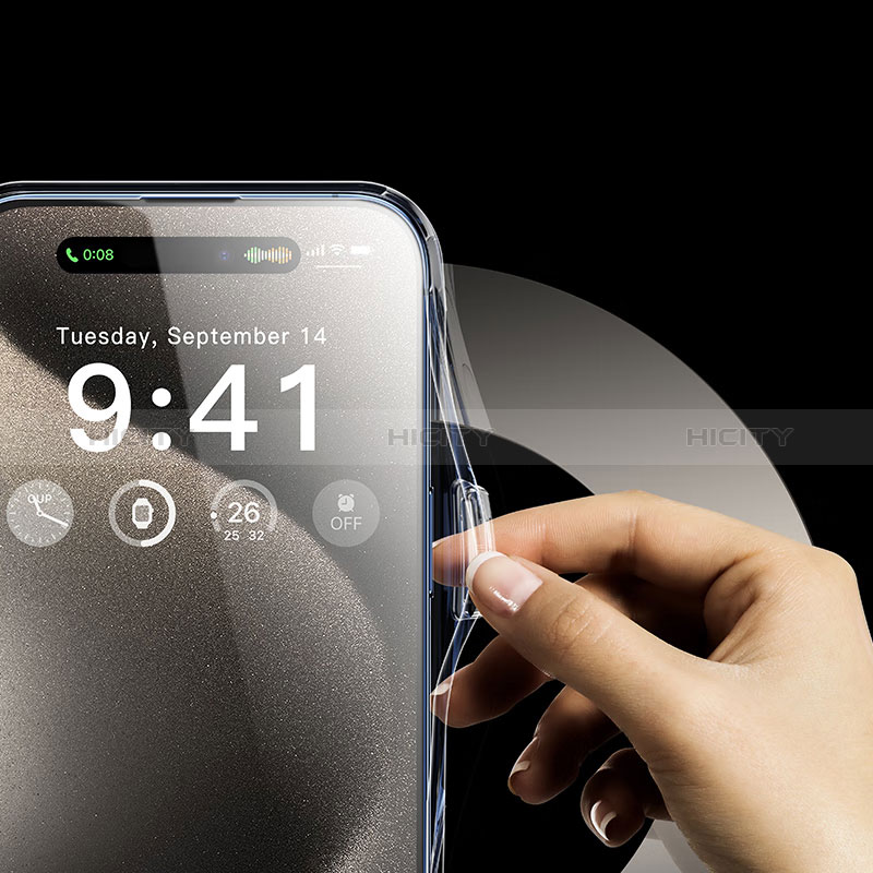 Apple iPhone 13 Pro用極薄ソフトケース シリコンケース 耐衝撃 全面保護 クリア透明 Mag-Safe 磁気 Magneticンド液晶保護フィルム アップル クリア