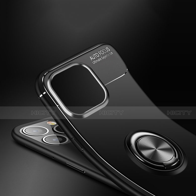 Apple iPhone 13 Pro用極薄ソフトケース シリコンケース 耐衝撃 全面保護 アンド指輪 マグネット式 バンパー アップル 