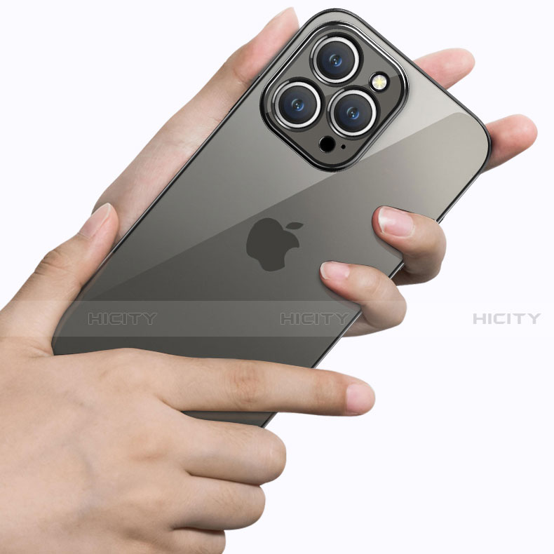 Apple iPhone 13 Pro用極薄ソフトケース シリコンケース 耐衝撃 全面保護 クリア透明 H05 アップル 