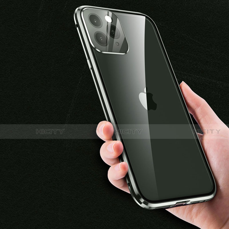 Apple iPhone 13 Pro用ケース 高級感 手触り良い アルミメタル 製の金属製 360度 フルカバーバンパー 鏡面 カバー M09 アップル 