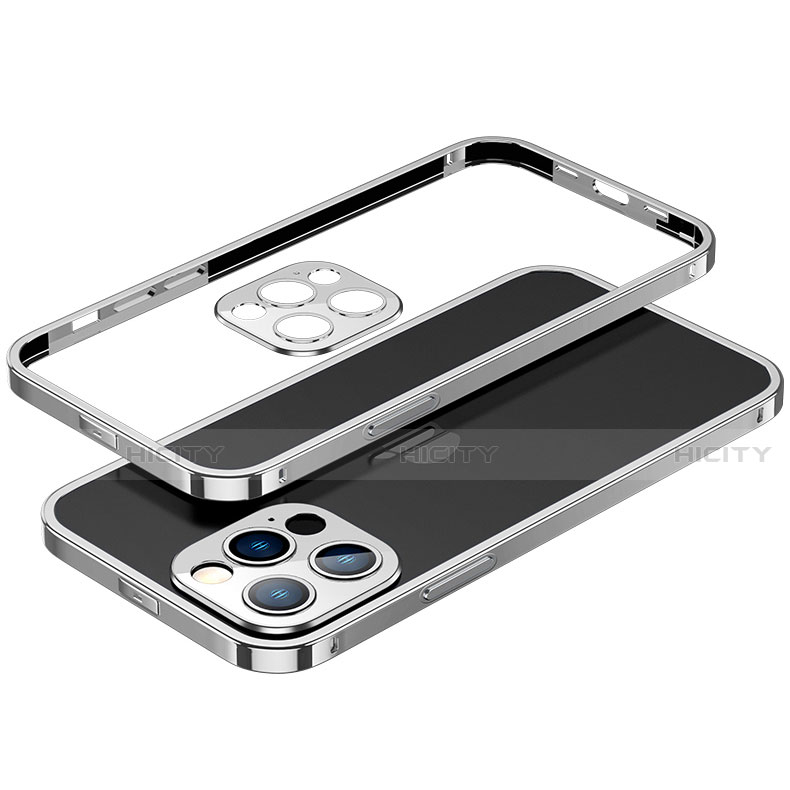 Apple iPhone 13 Pro用ケース 高級感 手触り良い アルミメタル 製の金属製 バンパー カバー A03 アップル 