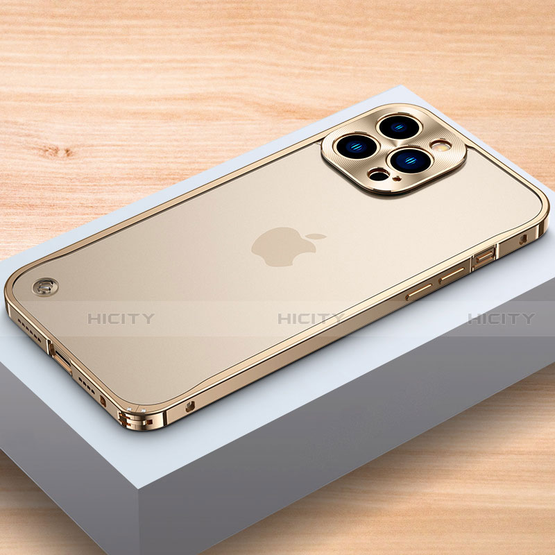 Apple iPhone 13 Pro用ケース 高級感 手触り良い アルミメタル 製の金属製 バンパー カバー A04 アップル 