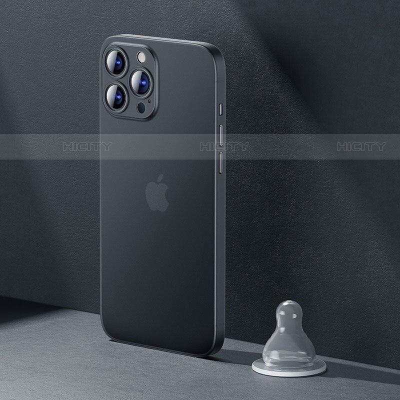 Apple iPhone 13 Pro用極薄ケース クリア透明 プラスチック 質感もマットU06 アップル 