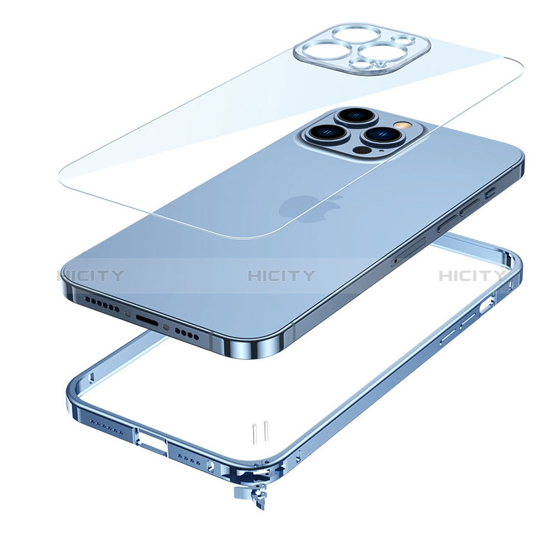 Apple iPhone 13 Pro用ケース 高級感 手触り良い アルミメタル 製の金属製 バンパー カバー LK1 アップル 