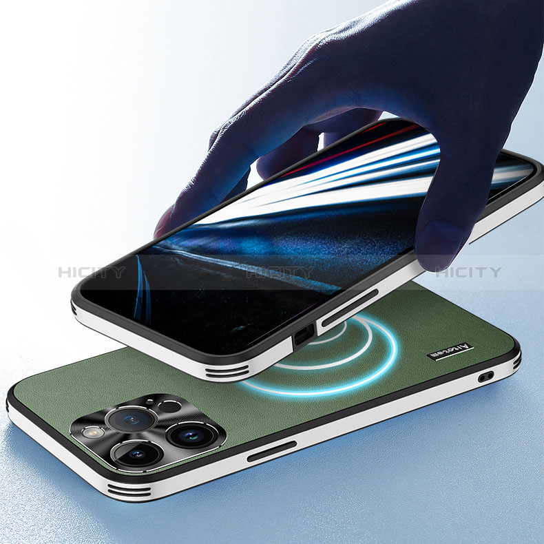 Apple iPhone 13 Pro用ケース 高級感 手触り良いレザー柄 AT1 アップル 