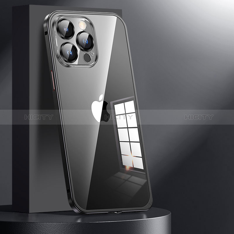 Apple iPhone 13 Pro用ケース 高級感 手触り良い メタル兼プラスチック バンパー JL1 アップル 