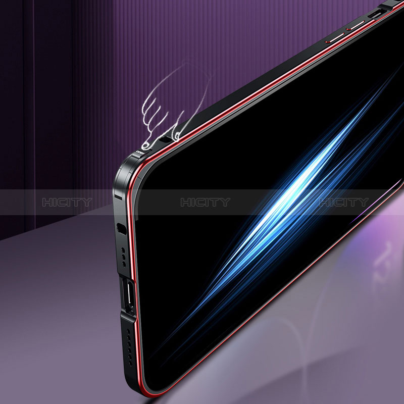 Apple iPhone 13 Pro用ケース 高級感 手触り良い メタル兼プラスチック バンパー JL2 アップル