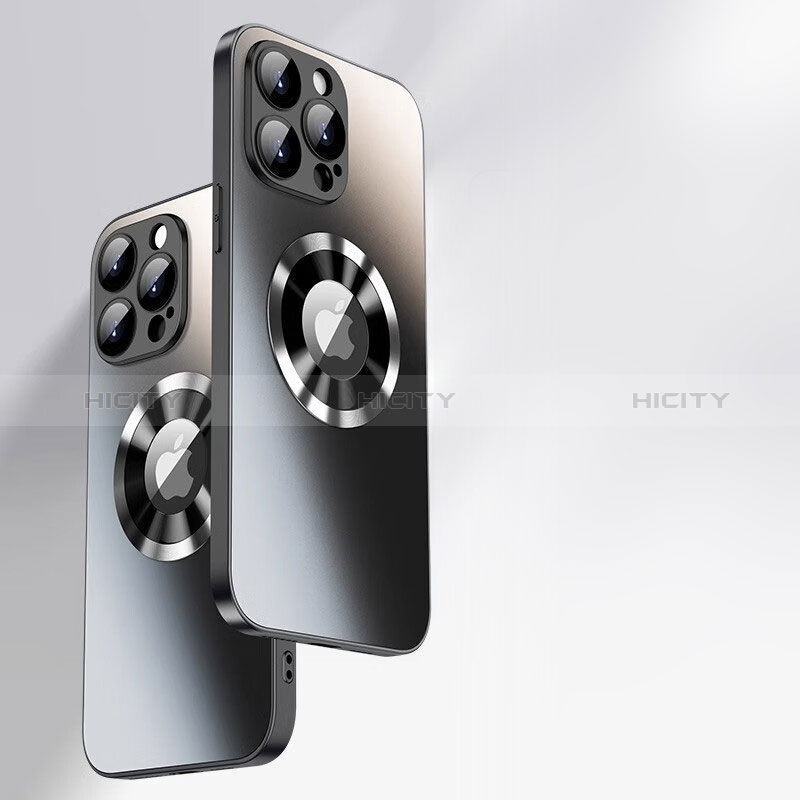 Apple iPhone 13 Pro用ハイブリットバンパーケース プラスチック 鏡面 カバー Mag-Safe 磁気 Magnetic アップル 