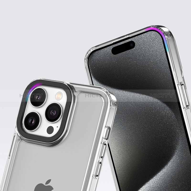 Apple iPhone 13 Pro用ハイブリットバンパーケース 透明 プラスチック カバー AC2 アップル 