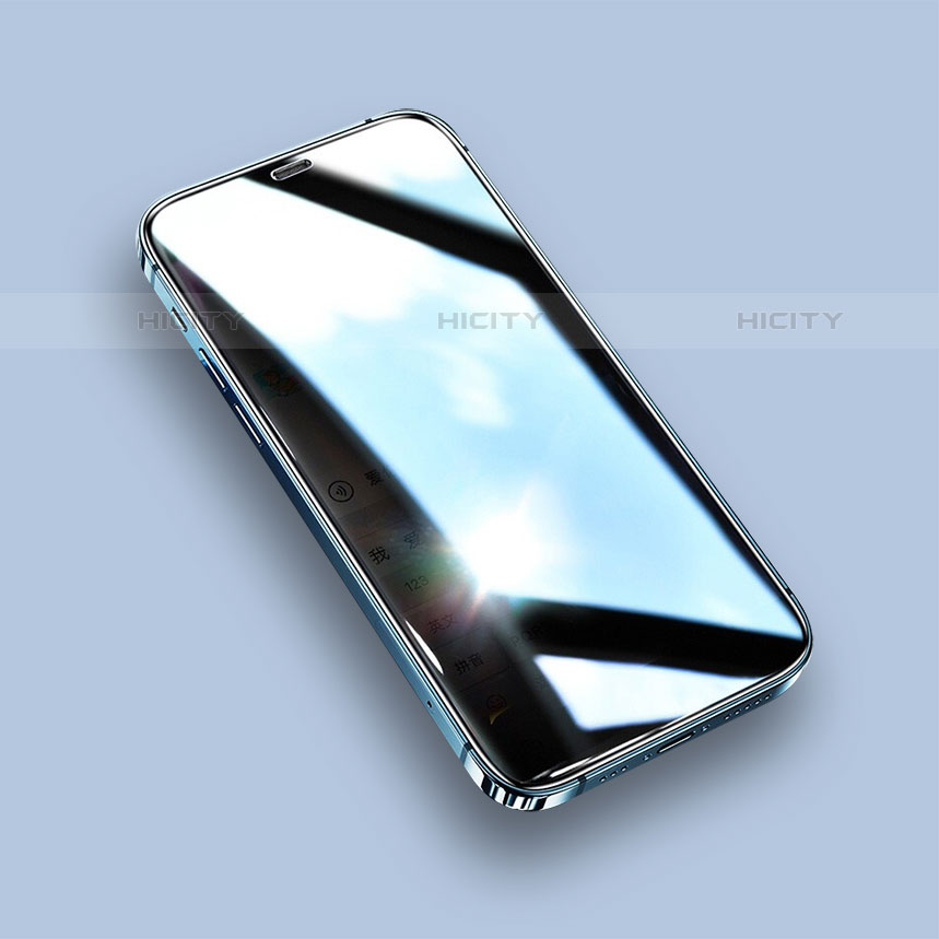 Apple iPhone 13 Pro用反スパイ 強化ガラス 液晶保護フィルム M04 アップル クリア