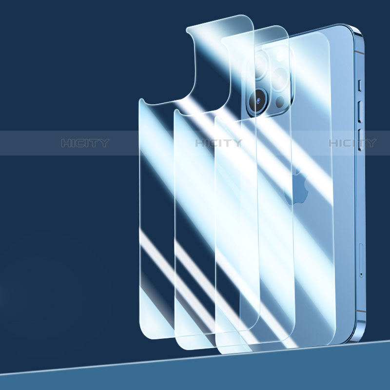 Apple iPhone 13 Pro用強化ガラス 背面保護フィルム B02 アップル クリア