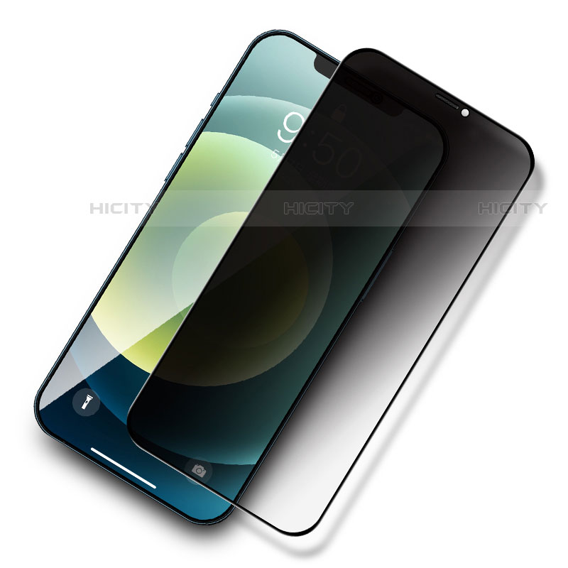 Apple iPhone 13 Pro用反スパイ 強化ガラス 液晶保護フィルム M12 アップル クリア