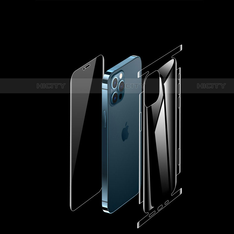 Apple iPhone 13 Pro用高光沢 液晶保護フィルム 背面保護フィルム同梱 F01 アップル クリア