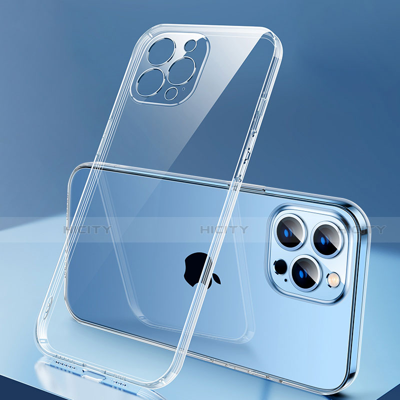 Apple iPhone 13 Pro Max用極薄ソフトケース シリコンケース 耐衝撃 全面保護 クリア透明 H04 アップル クリア