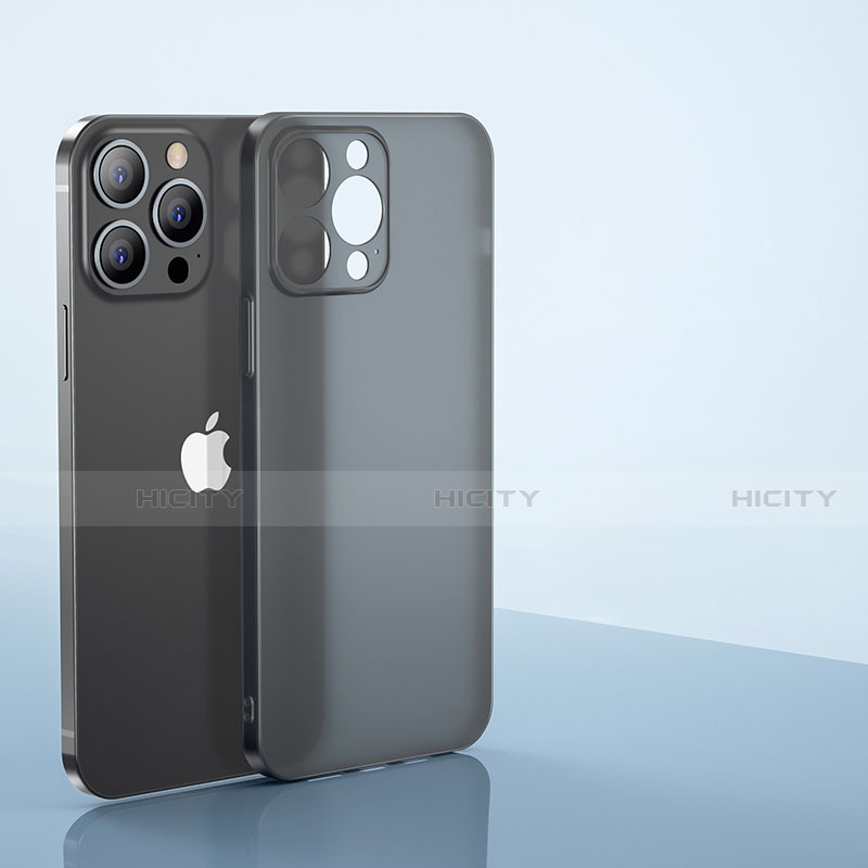 Apple iPhone 13 Pro Max用極薄ケース クリア透明 プラスチック 質感もマットU01 アップル 