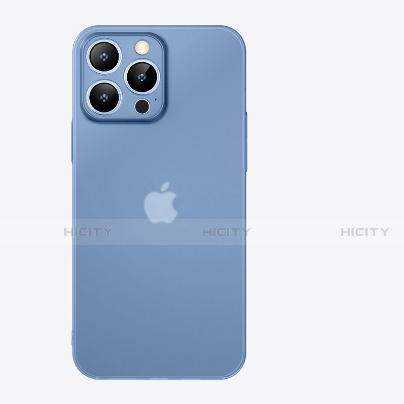 Apple iPhone 13 Pro Max用極薄ケース クリア透明 プラスチック 質感もマットU01 アップル 