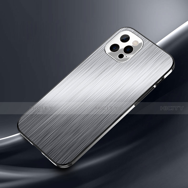 Apple iPhone 13 Pro Max用ケース 高級感 手触り良い アルミメタル 製の金属製 カバー M02 アップル 